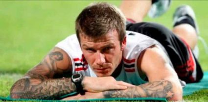 David Beckham Arms Tattoos Picture